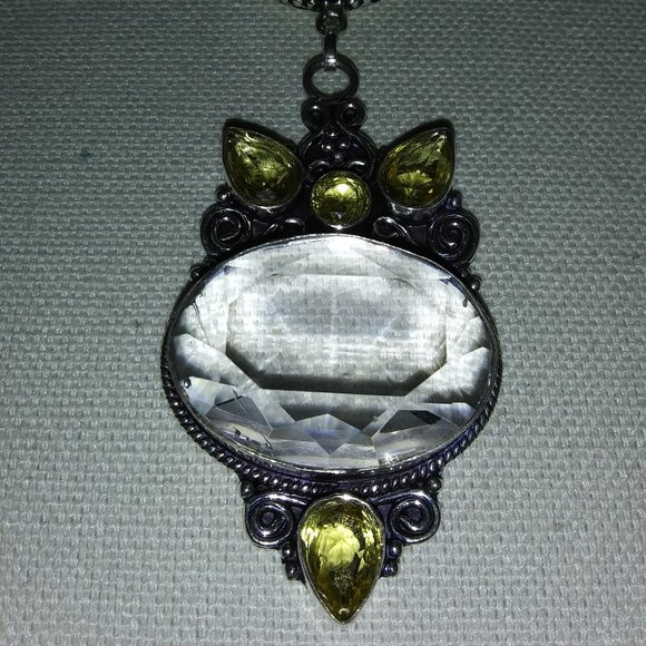 VINTAGE ART DECO HERKIMER DIAMONDS 2-SET - FOR A DUCHESS - BEVERLY HILLS! - Picture 8 of 9